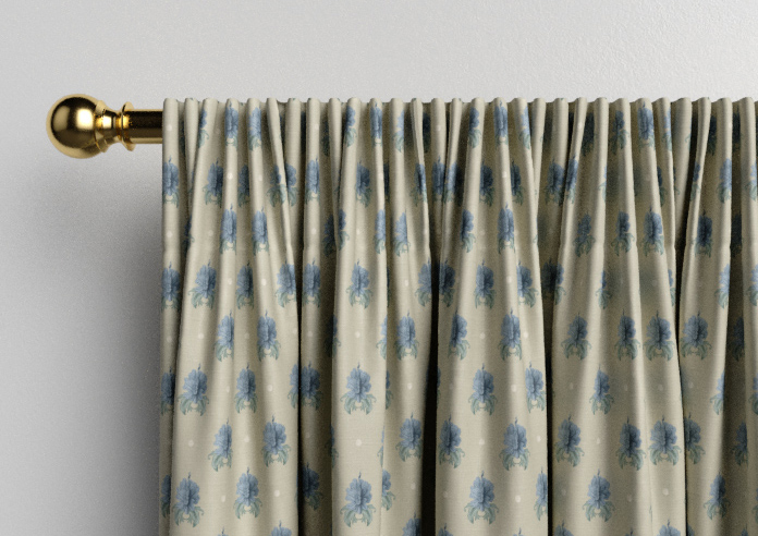Pensford, Sebby Raffs Blue - Made to Measure Curtains - Image 9